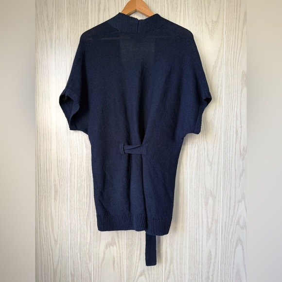 Banana Republic Women's Medium/Large Blue Open Front Cardigan Knit NWOT - Picture 3 of 3
